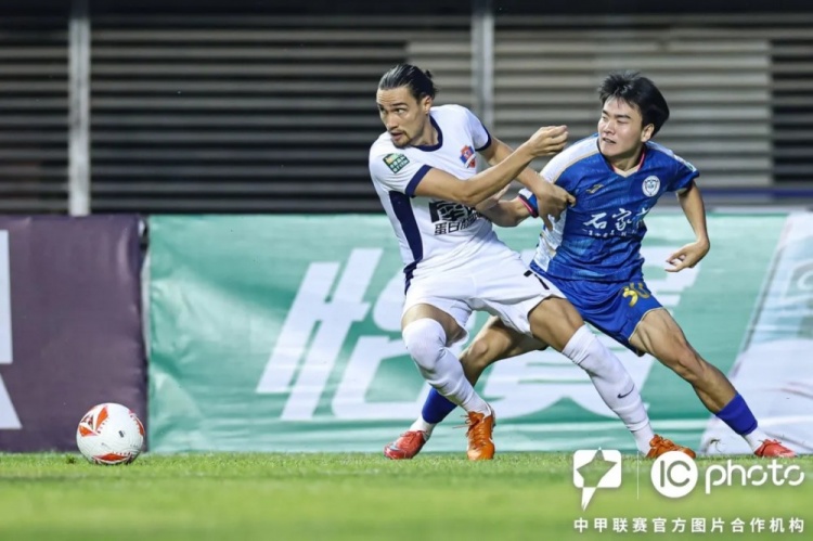 冯刚任意球破门，梅州客家1-0险胜石家庄功夫止连败颓势